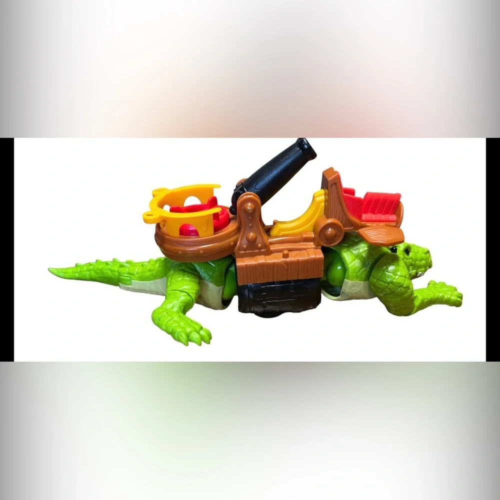 EUC WALKING CROC pirates adventure Fisher Price Imaginext pirate crocodile
